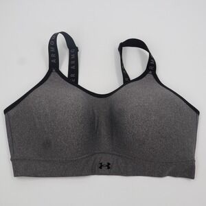 Under Armour Sports Bra Womens 1X Gray Excellent Infinity High Support Active